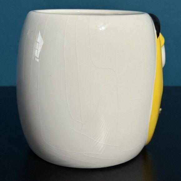 M&M's Large Yellow Coffee Cup Mug w/ Yellow Bow by Galerie - Vintage 2003 - Picture 6 of 8